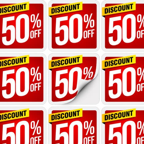 AD Labels 50 x 50mm