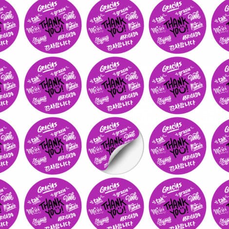 AD Labels 60mm - Circle