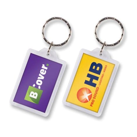 Lens Key Ring - Rectangle  - Image 1