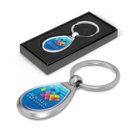Drop Metal Key Ring - Image 1