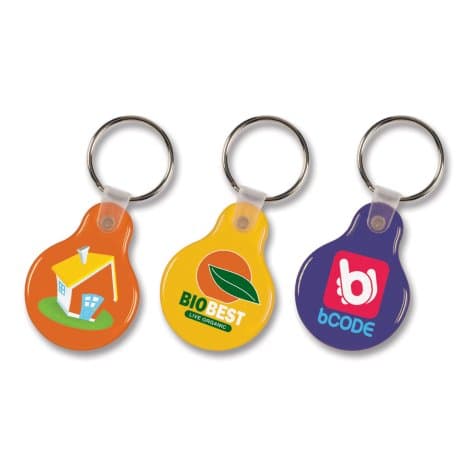 Flexi Resin Key Ring - Round  - Image 1