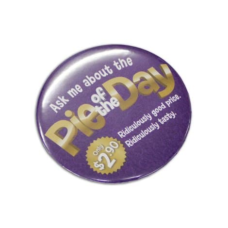 Button Badge Round - 75mm - Image 1