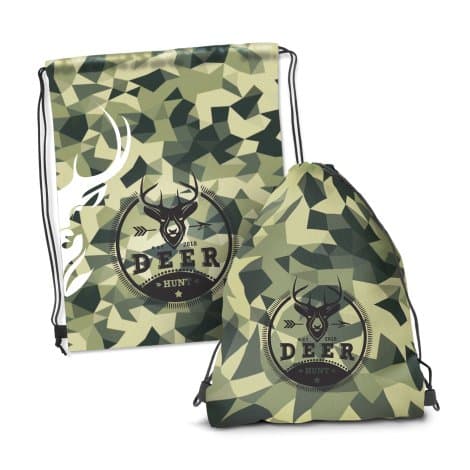 Drawstring Backpack - Full Colour  - Image 1