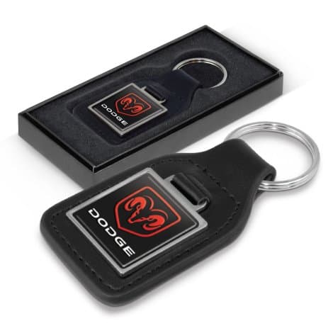 Baron Leather Key Ring - Square - Image 1