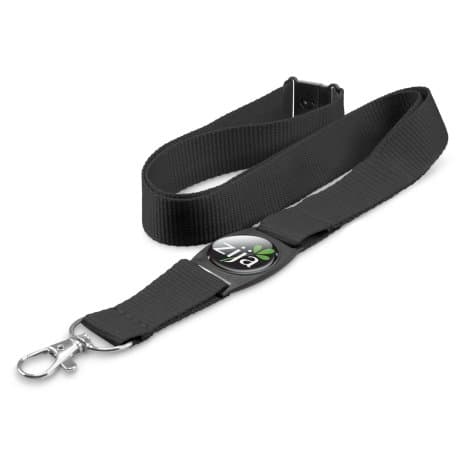 Crest Lanyard · Black · colour reference