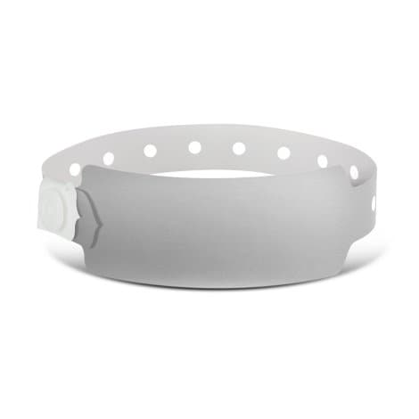 Plastic Event Wrist Band · Silver · colour reference