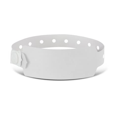 Plastic Event Wrist Band · White · colour reference
