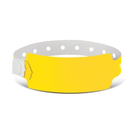 Plastic Event Wrist Band · Yellow · colour reference