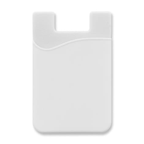 Silicone Phone Wallet - Full Colour · White · colour reference