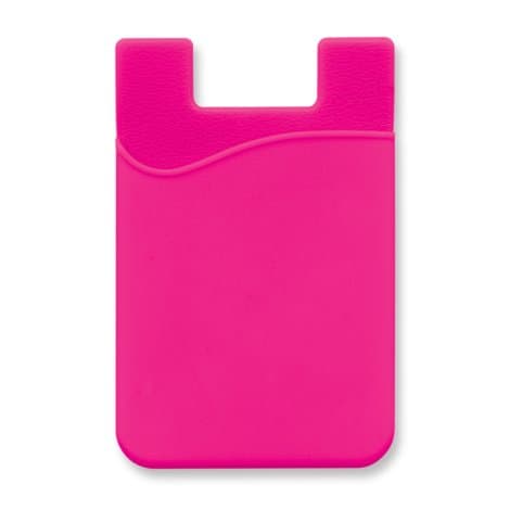 Silicone Phone Wallet - Full Colour · Pink · colour reference