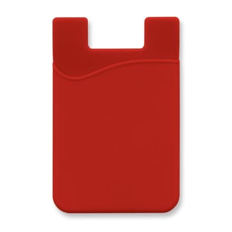 Silicone Phone Wallet - Full Colour · Red · colour reference