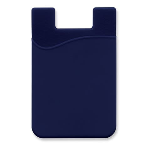 Silicone Phone Wallet - Indent · Navy · colour reference