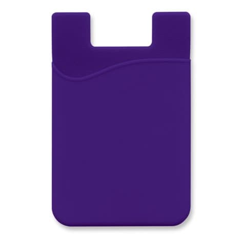 Silicone Phone Wallet - Indent · Purple · colour reference