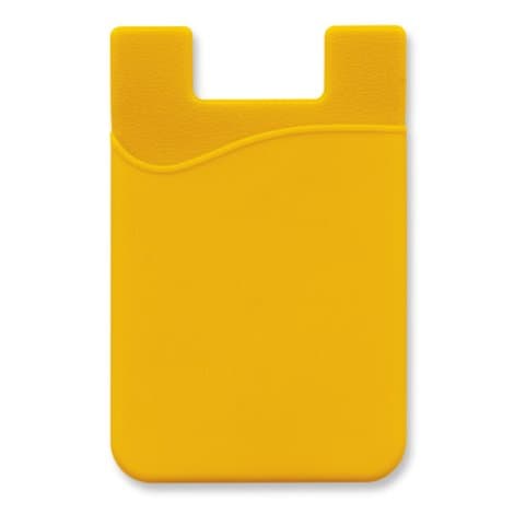Silicone Phone Wallet - Indent · Yellow · colour reference