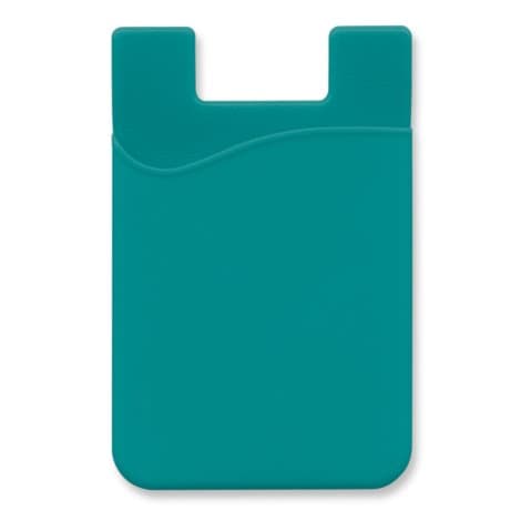 Silicone Phone Wallet - Indent · Teal · colour reference