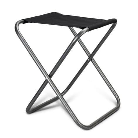 Quebec Folding Stool · Black · product view
