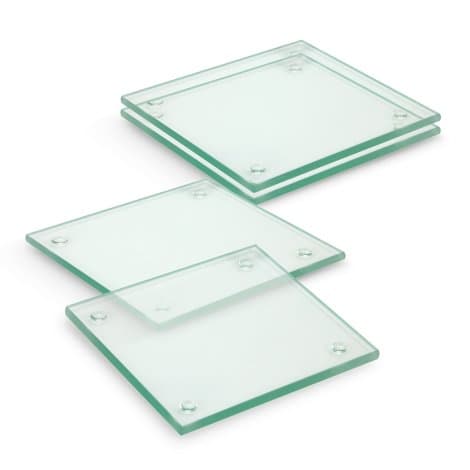 Venice Glass Coaster - Set of 4 - Square