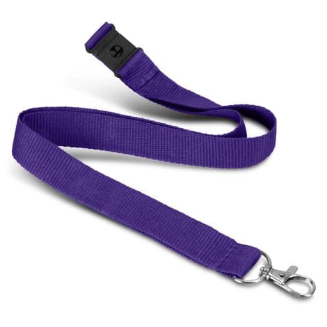 Soft Touch Logo Lanyard · Purple · colour reference