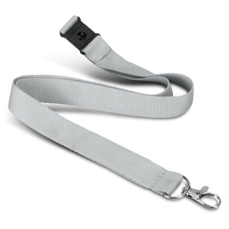 Soft Touch Logo Lanyard · Grey · colour reference