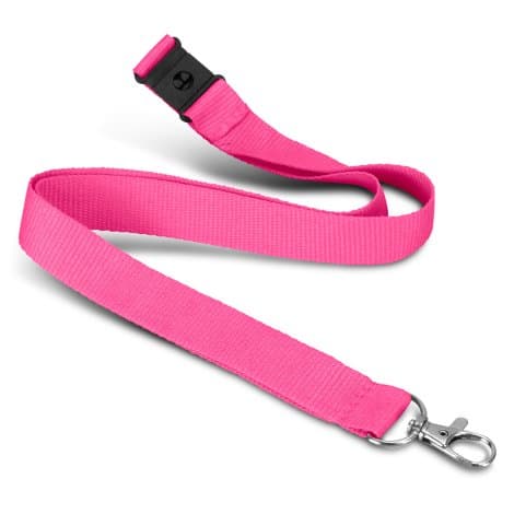 Soft Touch Logo Lanyard · Pink · colour reference