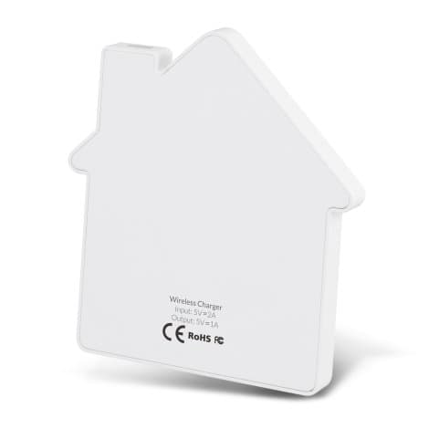 House Wireless Charger · White · back