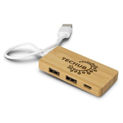 Bamboo USB Hub - Image 1