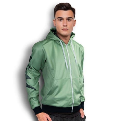 Custom Mens Sports Zipped Hoodie - Image 1