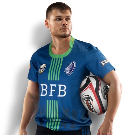 Custom Mens Rugby T-Shirt - Image 1