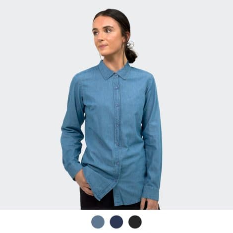 TRENDSWEAR Chester Women's Denim Shirt - Image 1