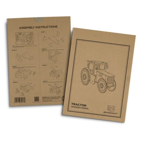 BRANDCRAFT Tractor Wooden Model · Natural · product view