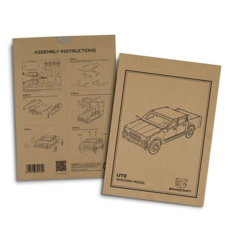 BRANDCRAFT UTE Wooden Model · Natural · product view
