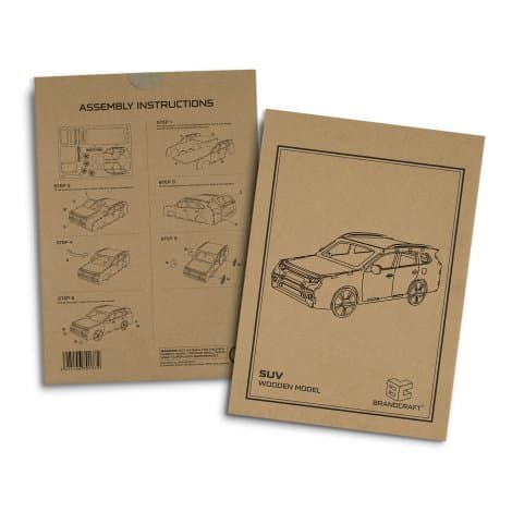 BRANDCRAFT SUV Wooden Model · Natural · product view