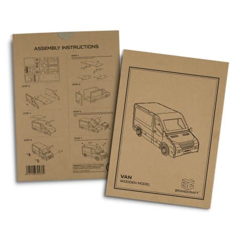 BRANDCRAFT Van Wooden Model · Natural · product view