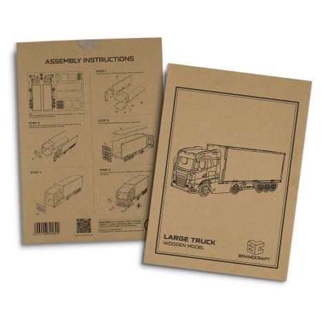 BRANDCRAFT Large Truck Wooden Model · Natural · product view