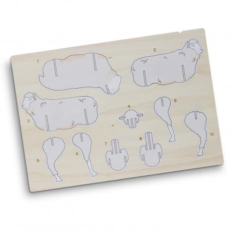 BRANDCRAFT Sheep Wooden Model
