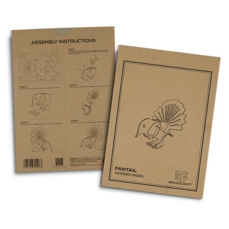 BRANDCRAFT Fantail Wooden Model · Natural · product view