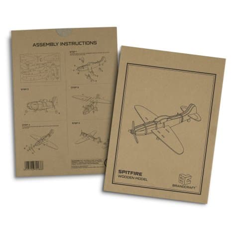 BRANDCRAFT Spitfire Wooden Model · Natural · product view