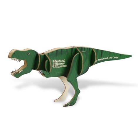 BRANDCRAFT Tyrannosaurus Rex Wooden Model · Natural · product view
