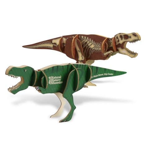 BRANDCRAFT Tyrannosaurus Rex Wooden Model · Natural · product view