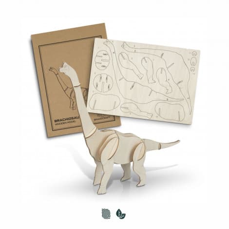 BRANDCRAFT Brachiosaurus Wooden Model
