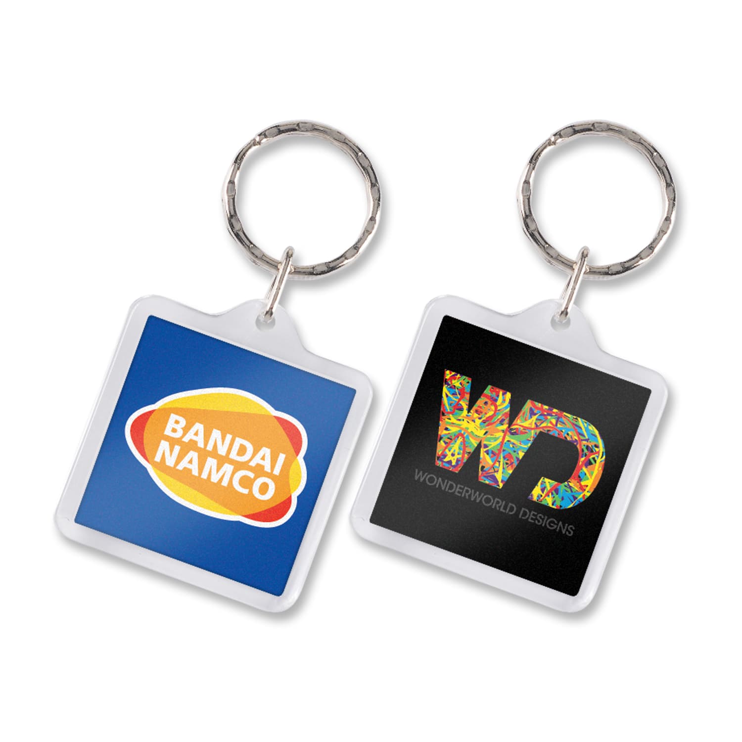 Lens Key Ring - Square · Product view