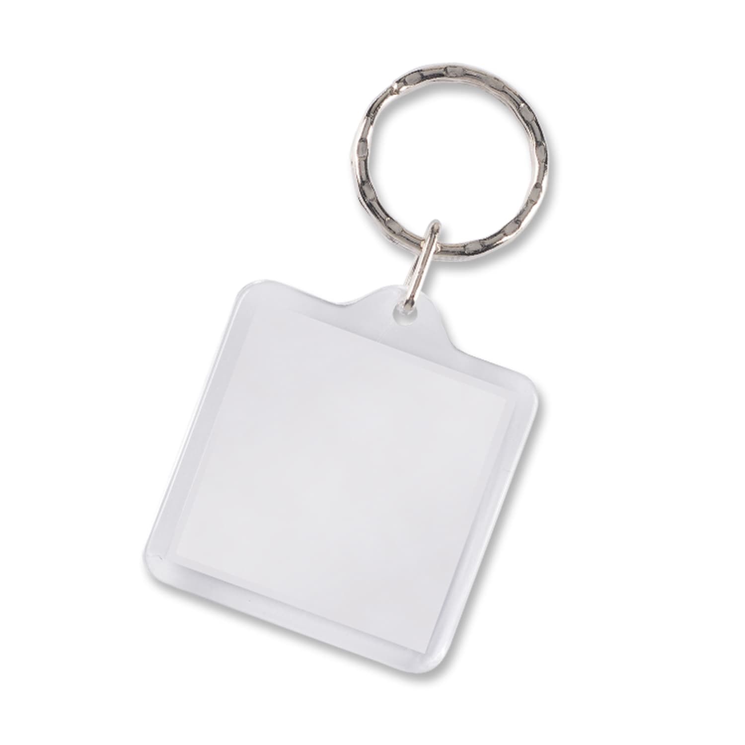 Lens Key Ring - Square · Clear- Square · front