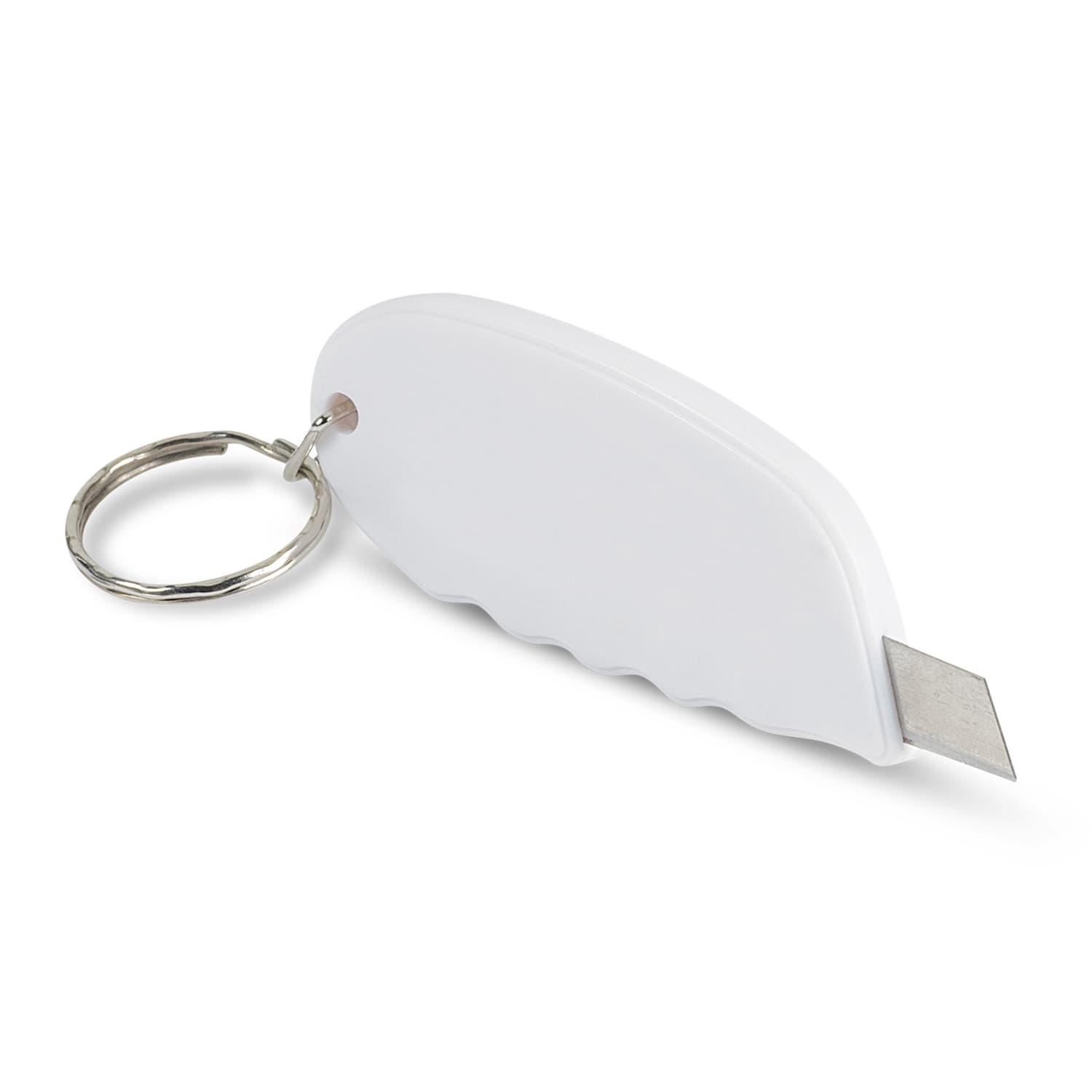 Mini Cutter Key Ring · White · front