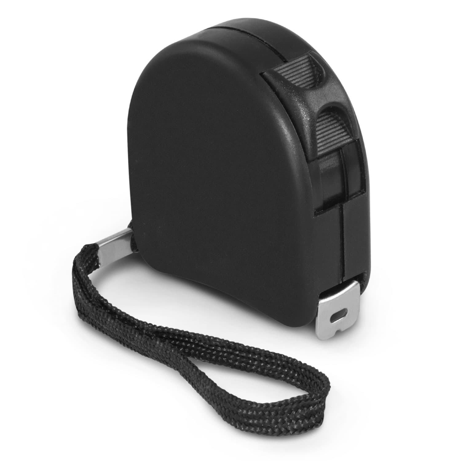 Locking Tape Measure · Black · front