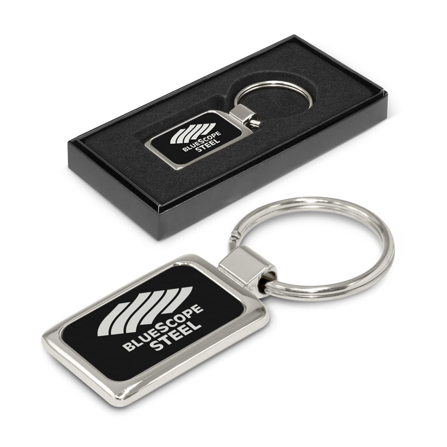 Laser Etch Metal Key Ring · Product view