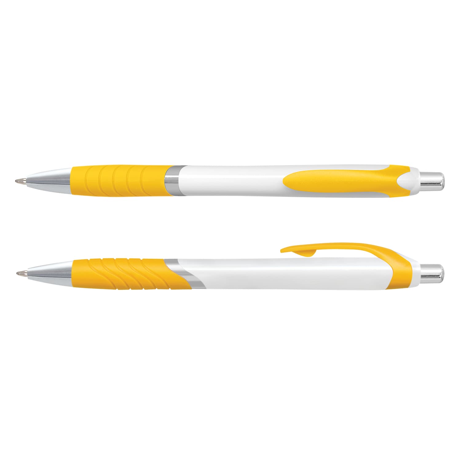 Jet Pen White Barrel · White/Yellow (Black Ink) · colour reference