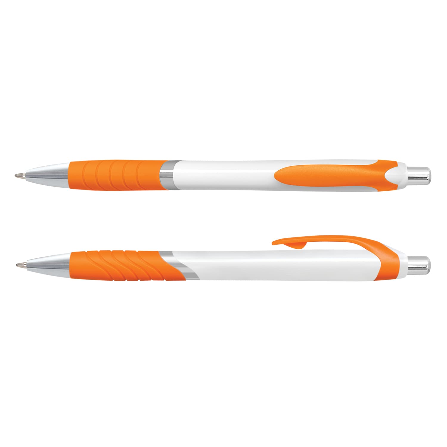 Jet Pen White Barrel · White/Orange (Black Ink) · colour reference
