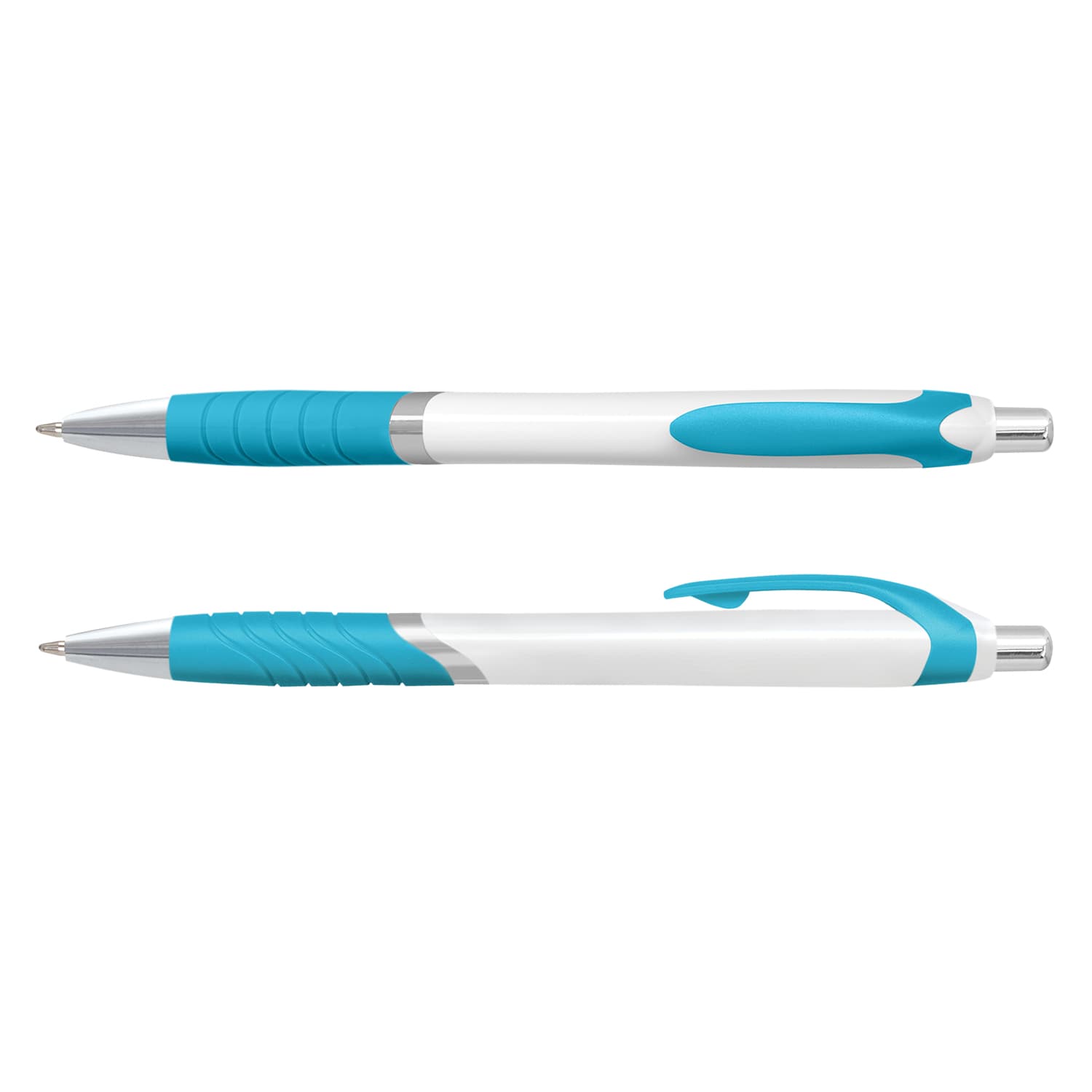 Jet Pen White Barrel · White/Light Blue (Black Ink) · colour reference