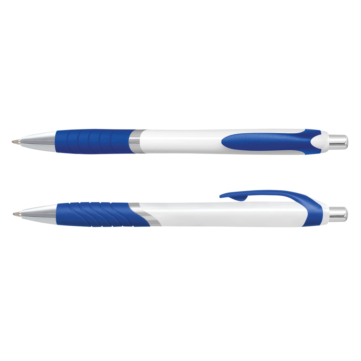 Jet Pen White Barrel · White/Dark Blue (Black Ink) · colour reference