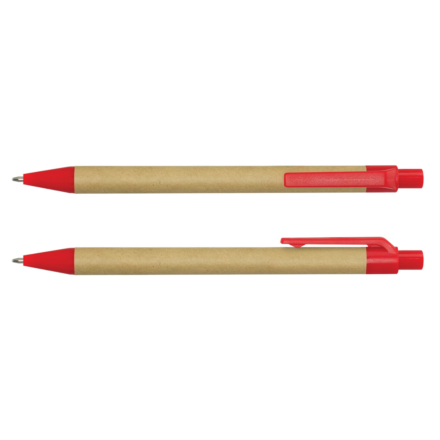 Kraft Pen · Natural/Red · colour reference